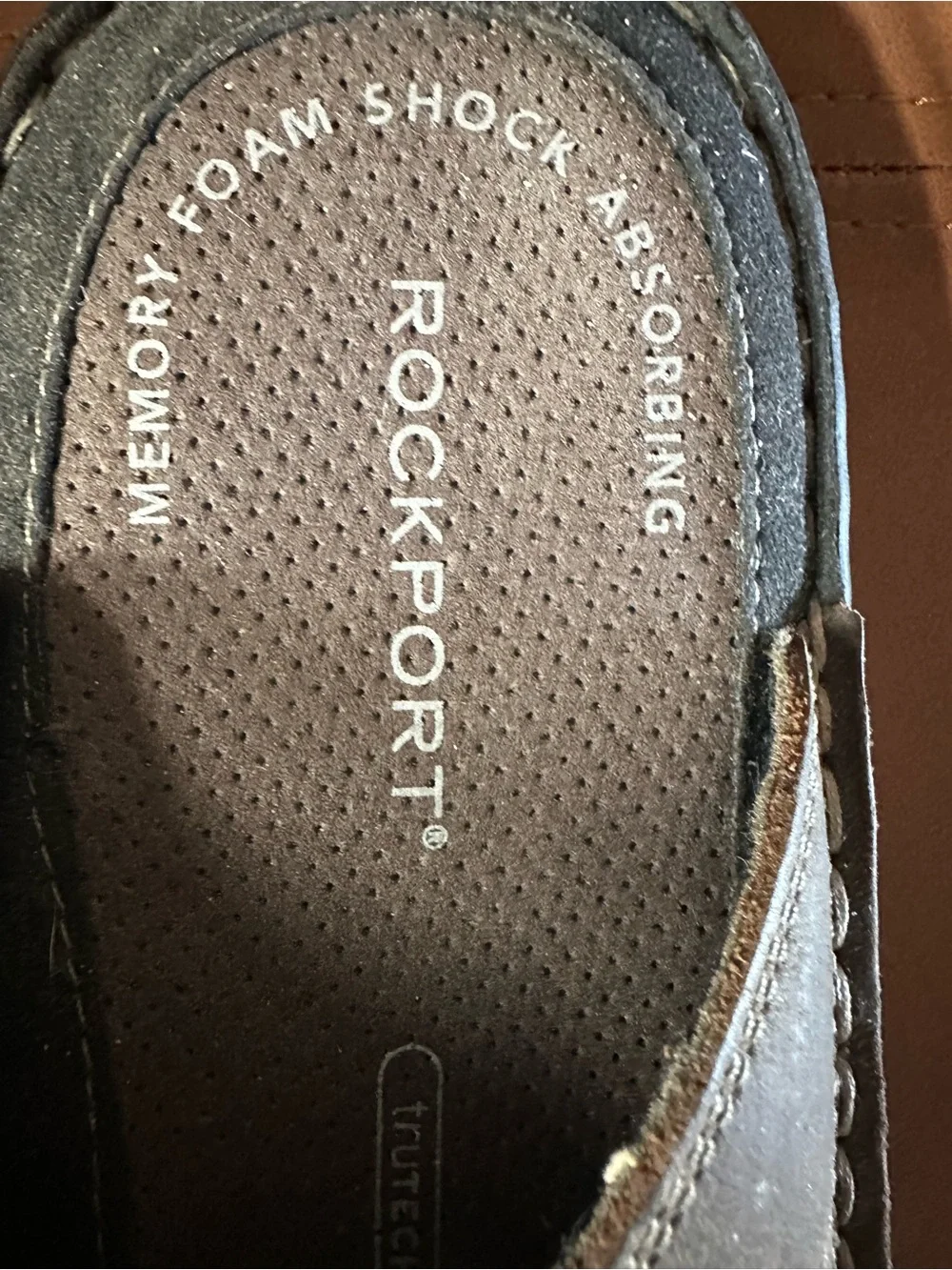 Rockport Mens Darwyn Cross Band Slide Leather Sandals BX2032 Size 11 Memory Foam